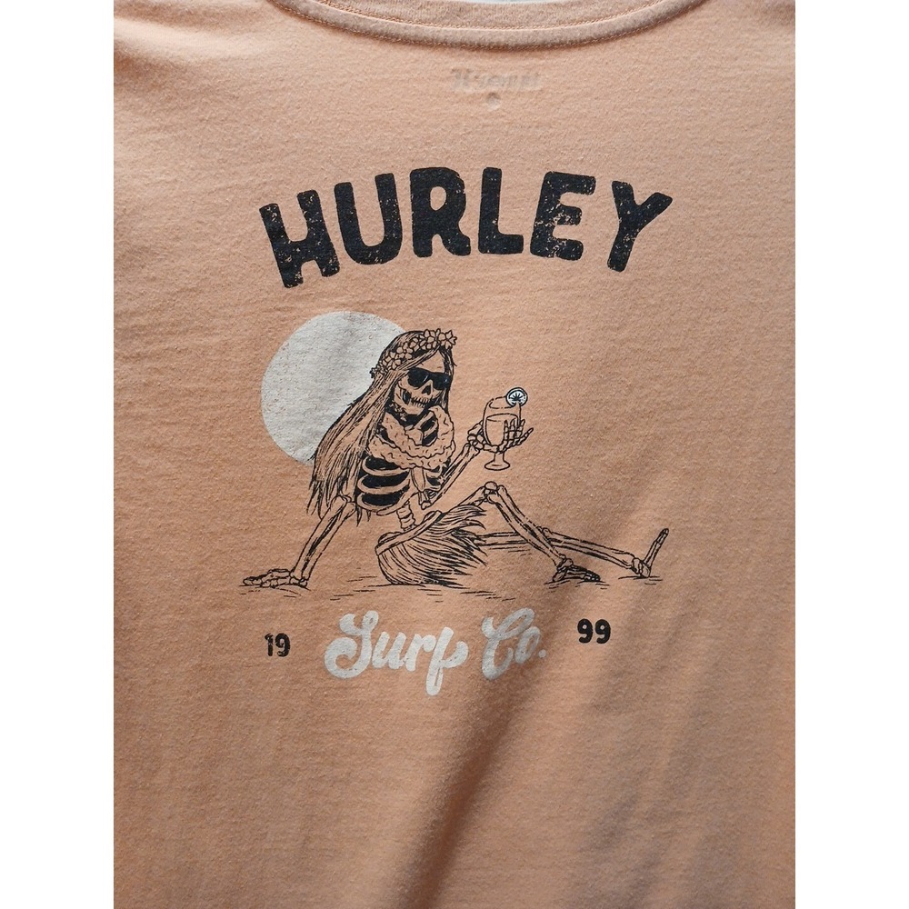 Hurley‎ Hawaiian Spirits Classic T Shirt Coral Eco-friendly Cotton XS